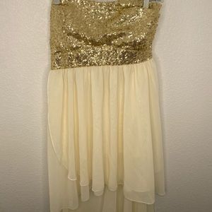 Sequined Halter Dress